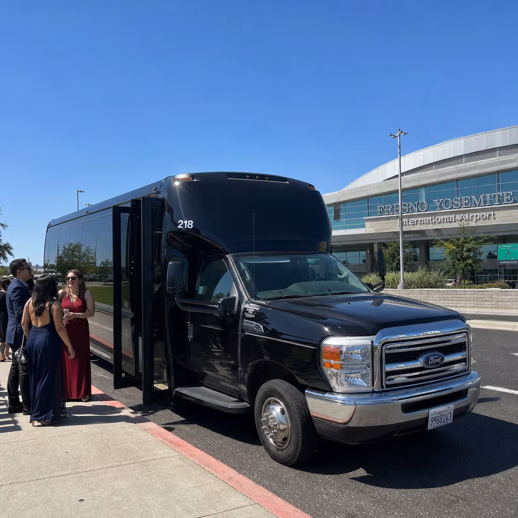 Rent a Bus to Fresno Yosemite International Airport