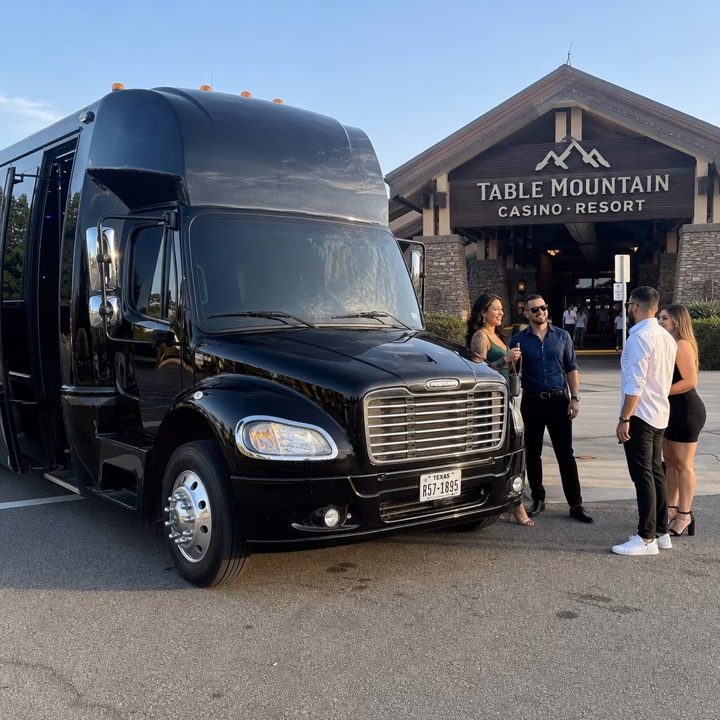 Rent a Bus to Table Mountain Casino