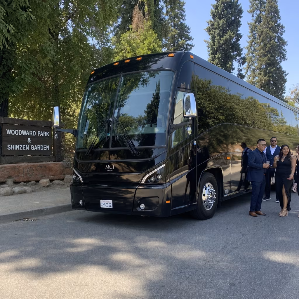 Rent a Bus to Woodward Park & Shinzen Garden