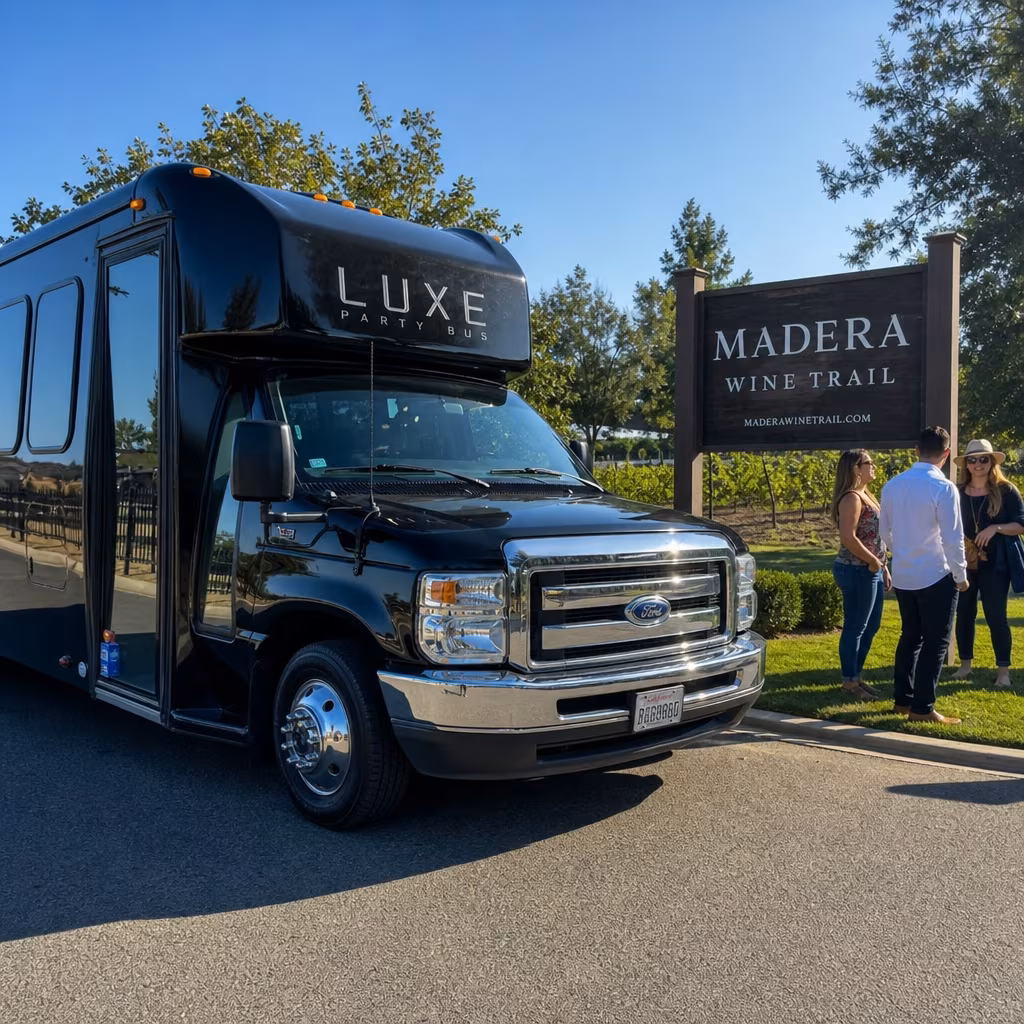 Rent a Bus to Madera Wine Trail