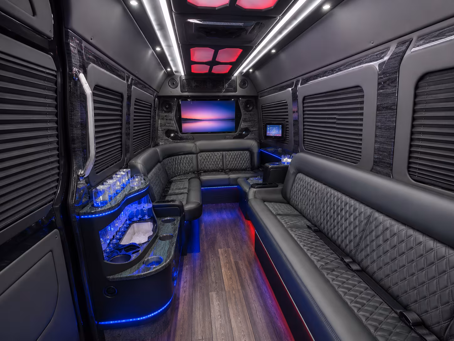 Fresno Airport Shuttle & Transportation party bus exterior