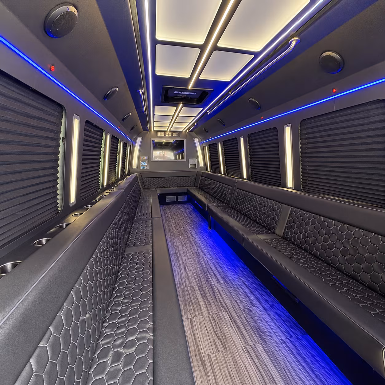 Fresno Bachelor & Bachelorette Transportation party bus exterior