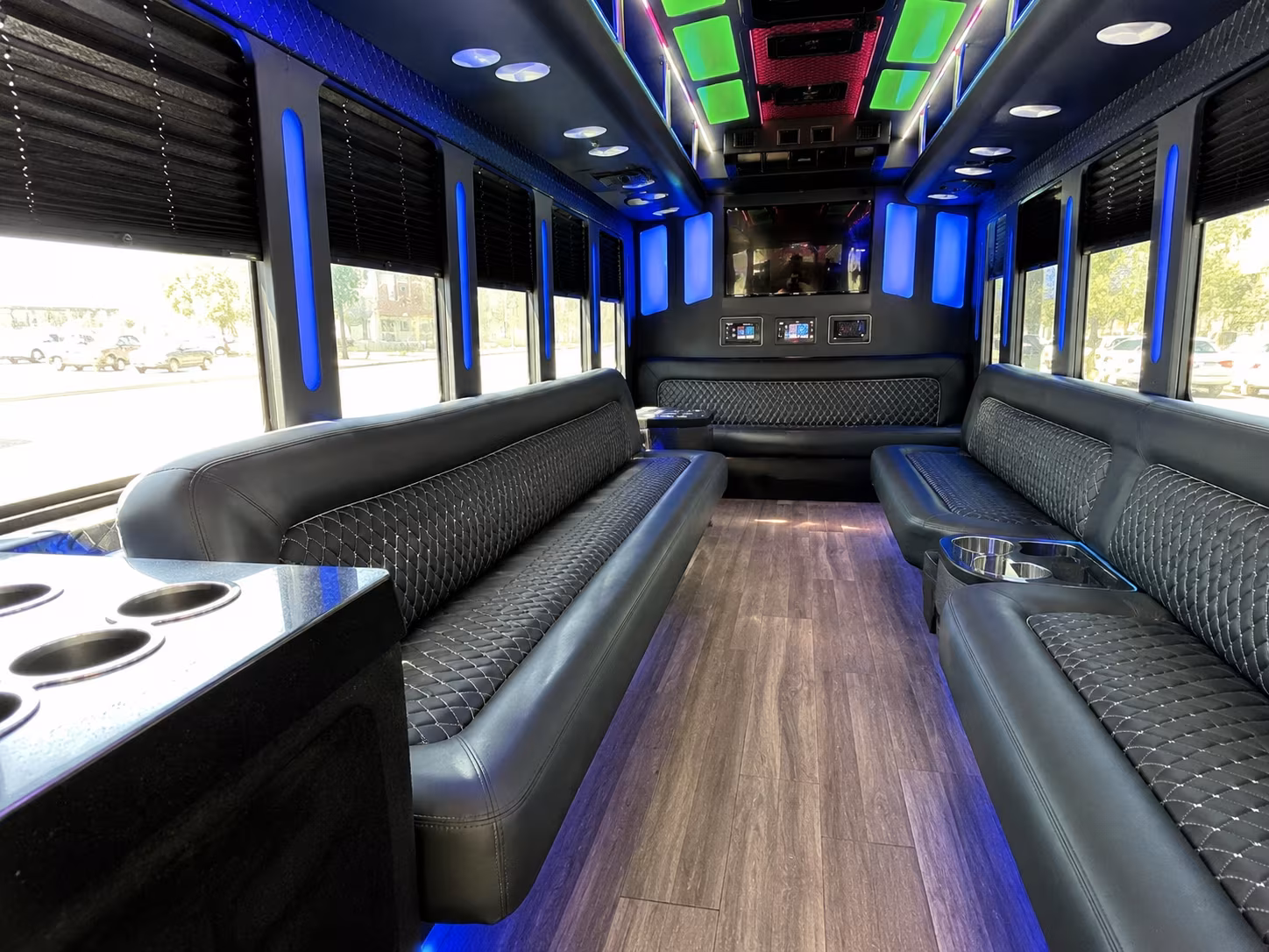 Fresno Concert & Music Festival Transportation party bus exterior