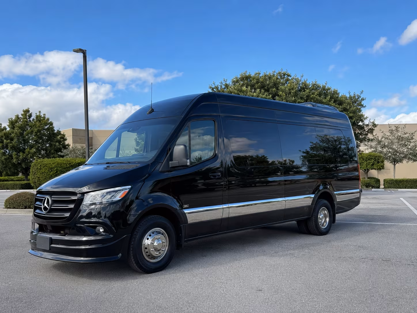 Fresno Corporate Transportation party bus exterior