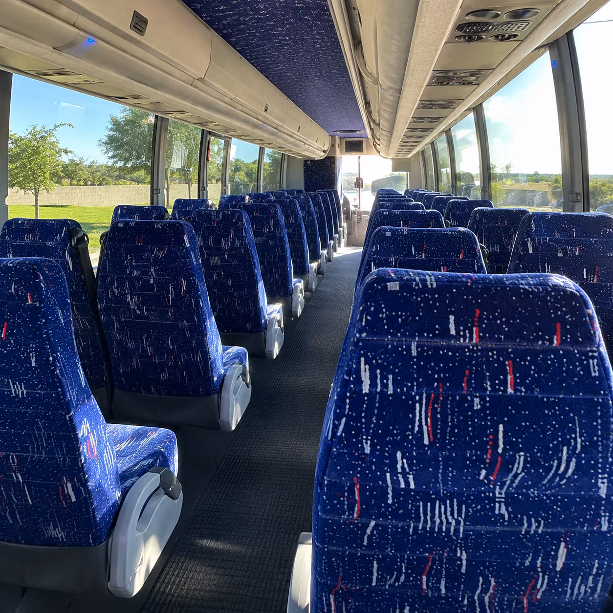 Fresno School Event Transportation party bus exterior
