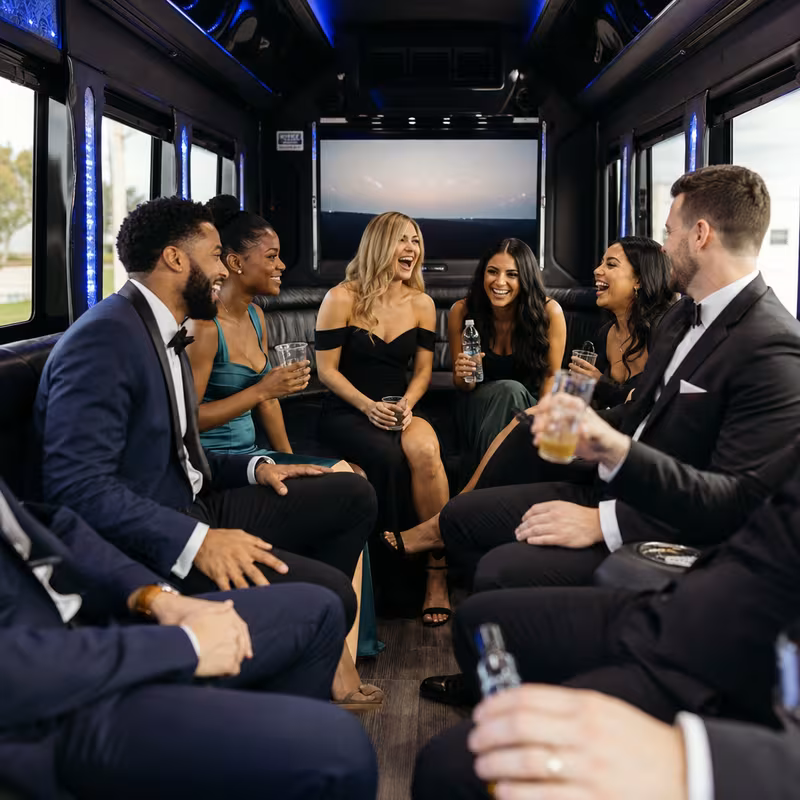 Fresno Prom & Homecoming Transportation fleet vehicle