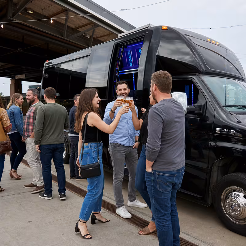 Fresno Winery & Brewery Tour Transportation fleet vehicle