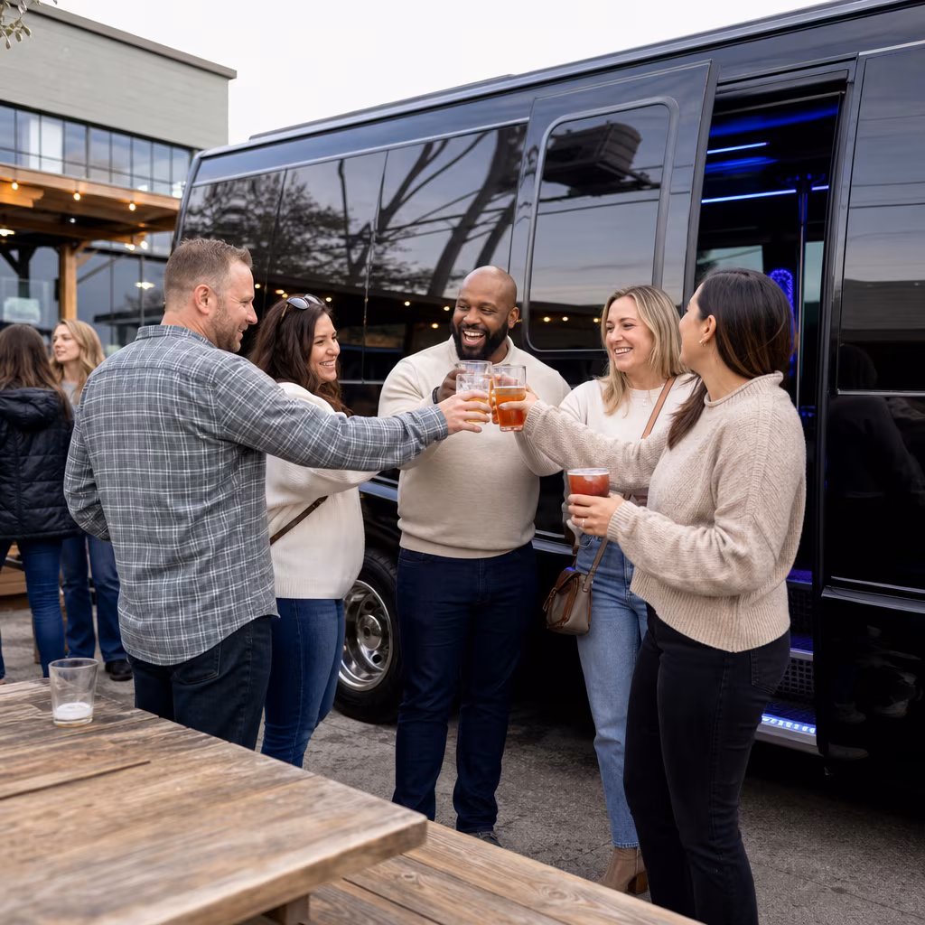 Fresno Winery Tour & Pub Crawl Transportation